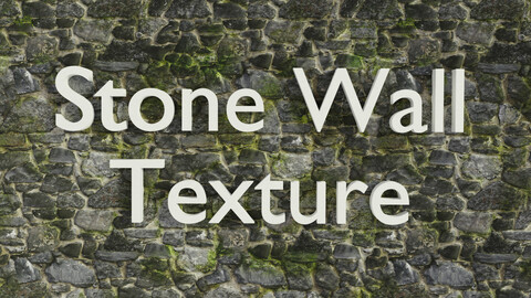 Irregular Stone Wall Texture (PBR)