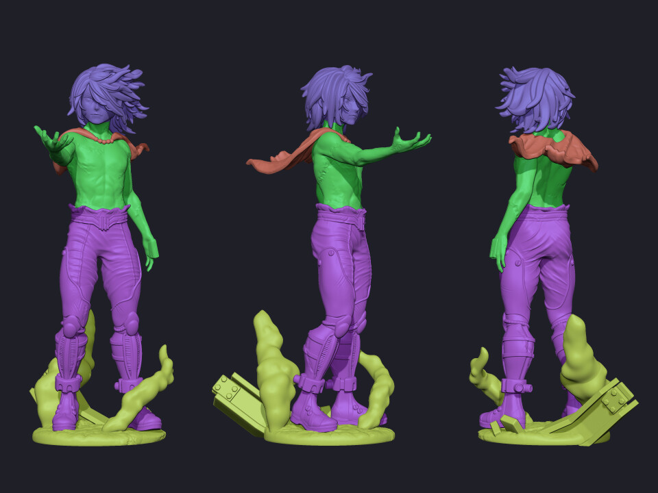 ArtStation - Tomura Shigaraki Awakened AFO from my hero academia 3d ...