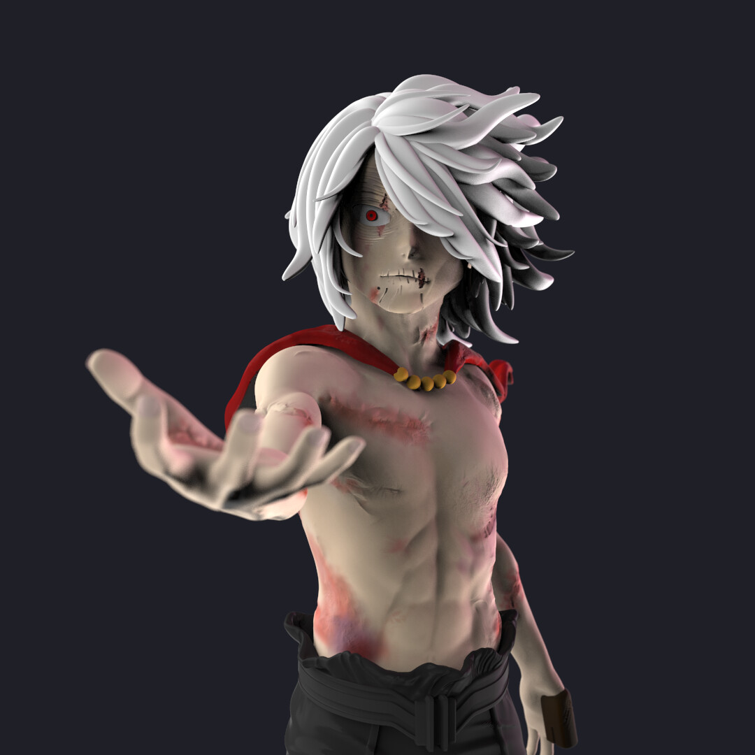 ArtStation - Tomura Shigaraki Awakened AFO from my hero academia 3d ...