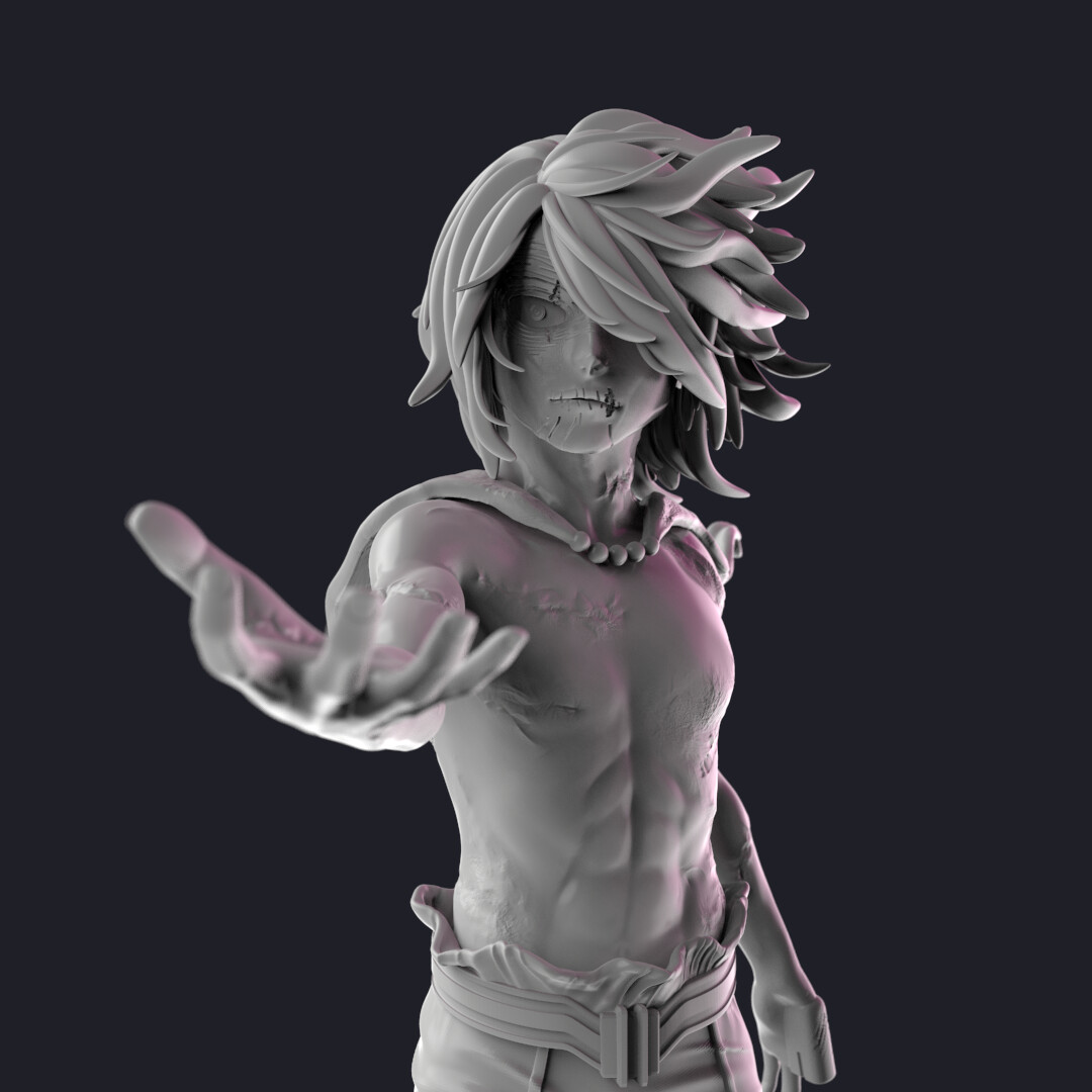 ArtStation - Tomura Shigaraki Awakened AFO from my hero academia 3d ...