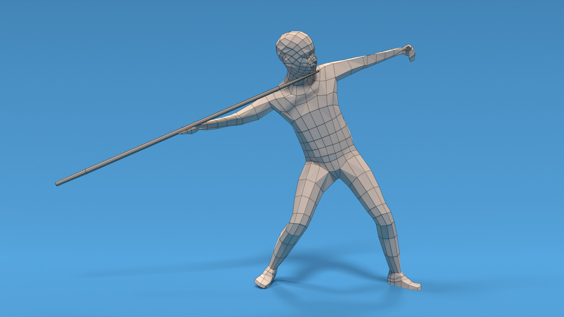 A free javelin throwing pose preset for G8F by Rosseliani on DeviantArt