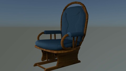 Rocking Chair - Blue