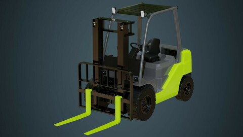 Forklift 1 Untextured