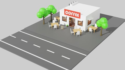 Coffee Shop 3d