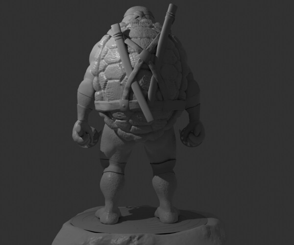 ArtStation Teenage Mutant Ninja Turtles Blender Sculpting 3D model