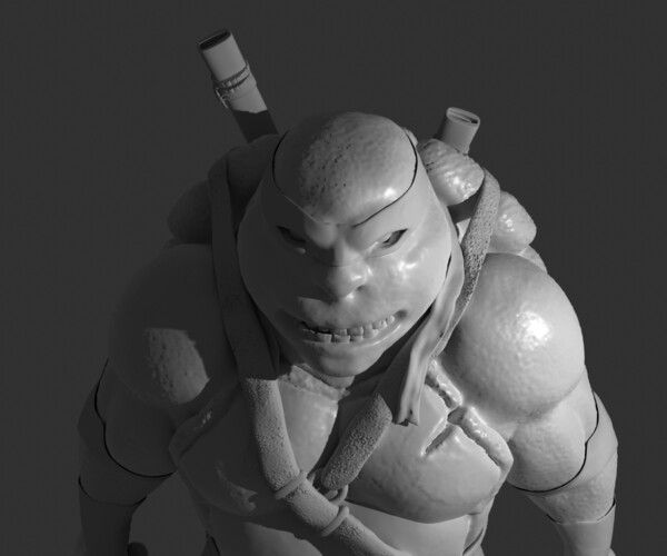 ArtStation Teenage Mutant Ninja Turtles Blender Sculpting 3D model
