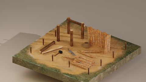 Building Foundation 2 3D Model