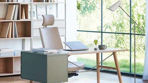 Elba 1400 Width Drawer Desk