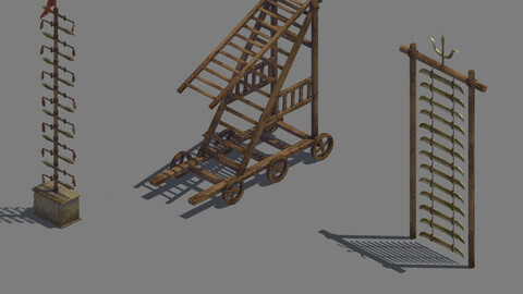 Siege weapons - knife ladder - ladder truck