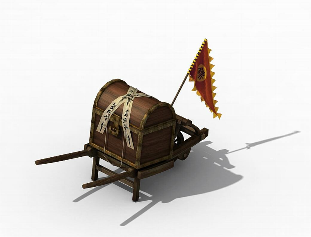 ArtStation Transportation Dart Cart 01 Game Assets