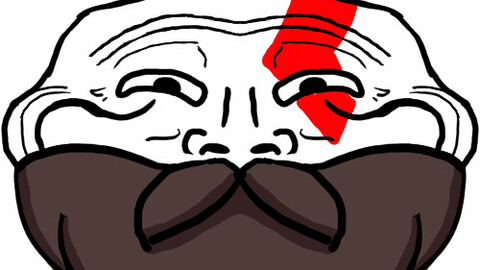 Omen Trollface Discord Sticker - Discord Emoji