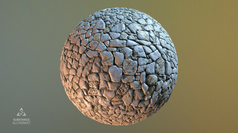 Rock Brick Textures PBR
