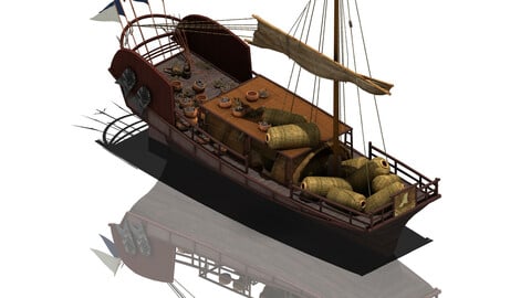 Ancient China - Merchant Shipping 04