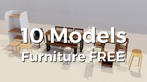 10 models furniture free part 1