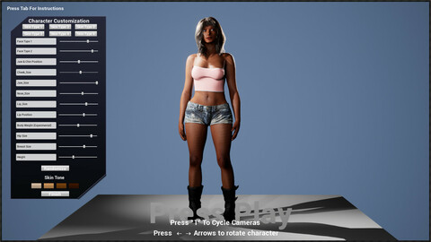 -Character Customization 01 - Female Version