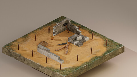 Building Foundation 3 3D Model