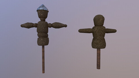 Straw Mans 3D Model