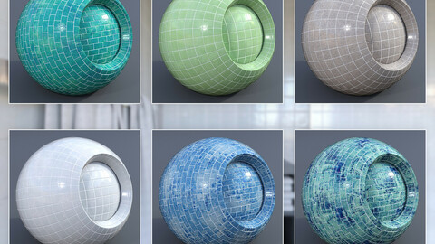 Glossy Bricks 2 - Iray Shaders