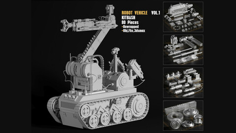 Robot vehicle kitbash