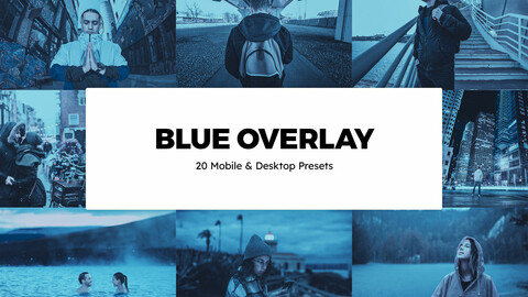 20 Blue Overlay LUTs and Lightroom Presets