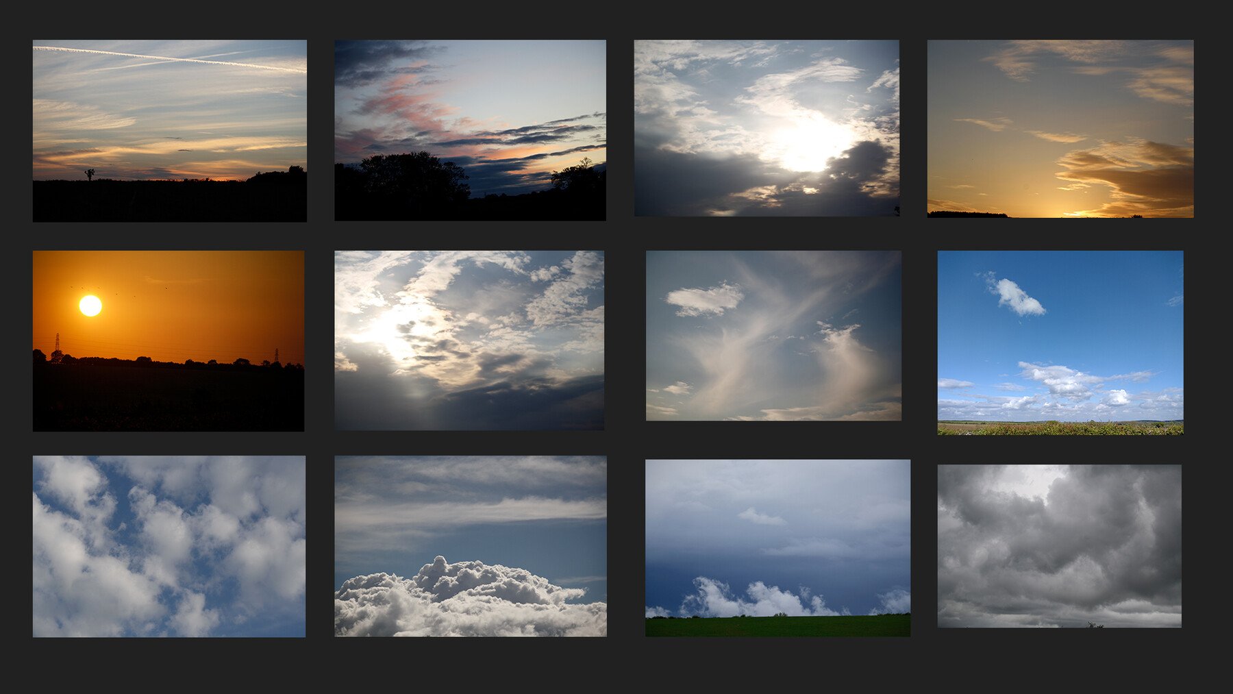 ArtStation - SKIES PHOTO PACK - 300+ reference photos of skies | Resources