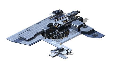Spaceship - guardian turret 01