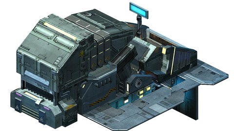 Machinery - Spacecraft - Functional Objects 08