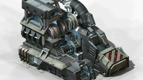 Machinery - Spacecraft - Functional Objects 011