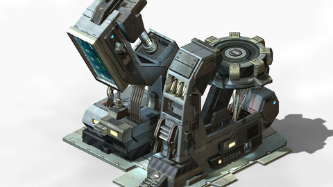 Machinery - spacecraft - functional objects 012