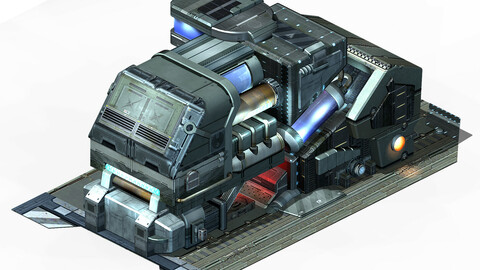 Machinery - Spacecraft - Functional Objects 015