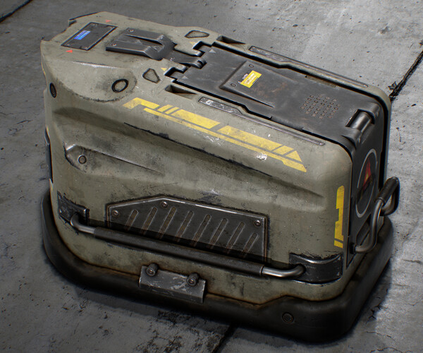 ArtStation - Sci-Fi Toolbox | Game ready optimized model | Game Assets