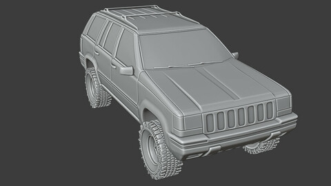 jeep grand cherokee zj 1993 - For 3D Printing 3D print model