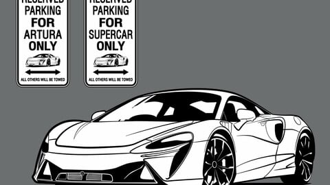 DIGITAL FILE VECTOR / Sign Parking Supercar Only ARTURA_02