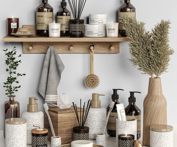 ArtStation - Bathroom accessories 32 | Resources