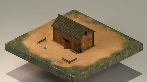 Barn Level 1 3D Model