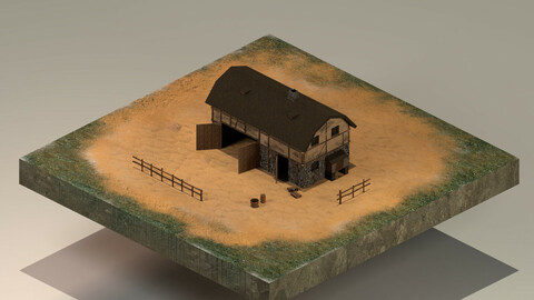 Barn Level 5 3D Model
