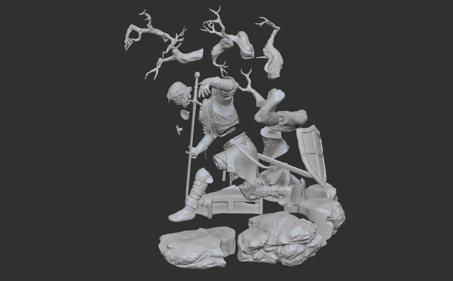 ArtStation - Knight 3D Print Ready STL Files | Resources