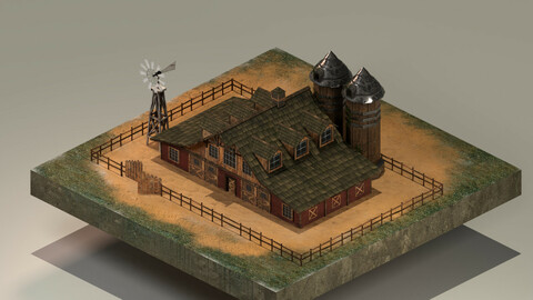 Barn Level 15 3D Model