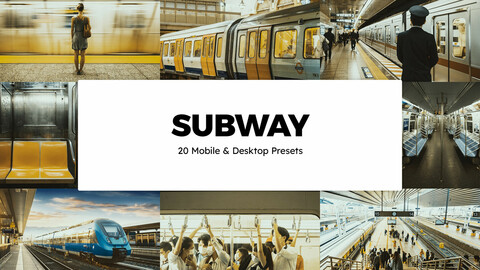 20 Subway LUTs and Lightroom Presets