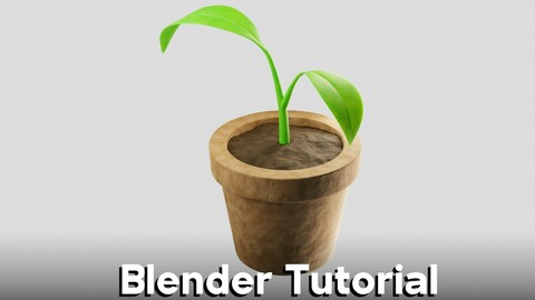 How To Create A Potted Plant In Blender (Tutorial)