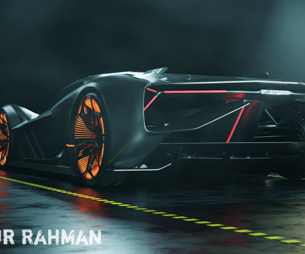 ArtStation - Lamborghini Terzo Millennio 3d model (.fbx - .obj