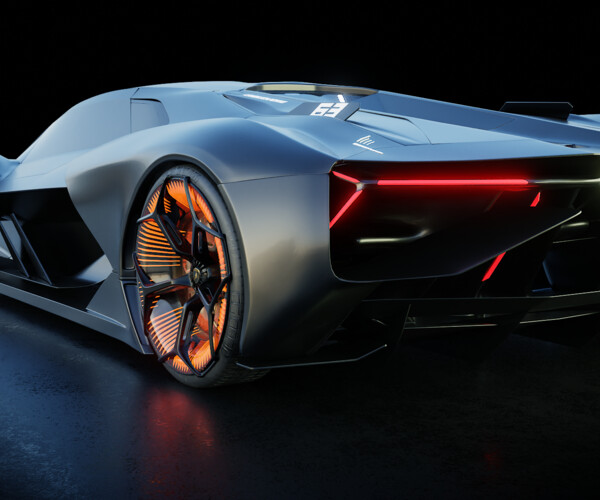 ArtStation - Lamborghini Terzo Millennio Rigged PBR 3d Model