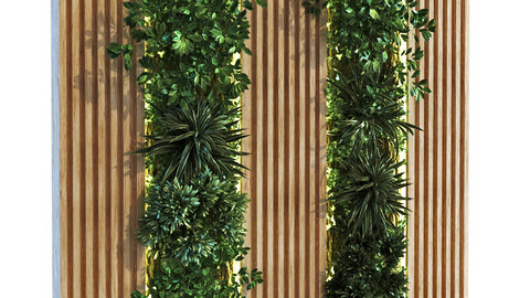 vertical plant set 089