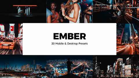 20 Ember LUTs and Lightroom Presets