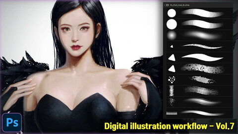 Digital illustration workflow - Vol.7