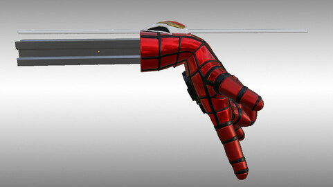 CREALITY ENDER 3 SPIDERMAN WEB SHOOTER HAND FILAMENT GUIDE