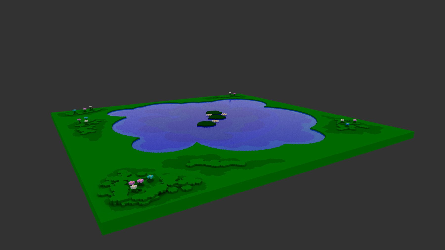 ArtStation - Pond Voxel | Game Assets