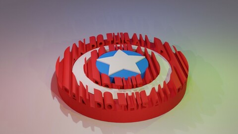 3D WORD SHAPE - I CAN DO THIS ALL DAY