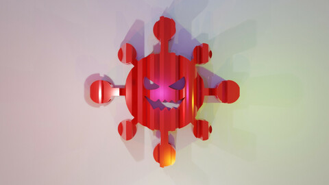 3D WORD SHAPE - STAY HOME