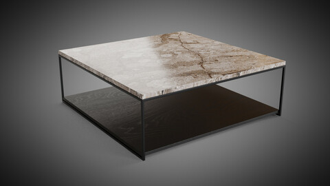 Liam Square Coffee Table by Minotti